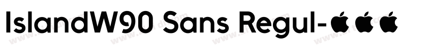 IslandW90 Sans Regul字体转换 IslandW90 Sans Regul字体转换
